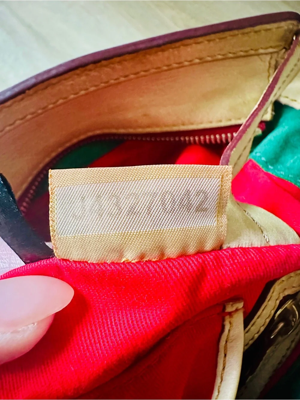 Dooney & Bourke Buttercream Florentine Leather Satchel Vintage